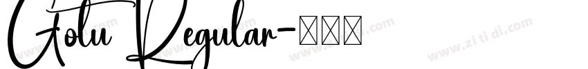 Gotu Regular字体转换